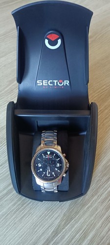 Sector black eagle - black, chronograph