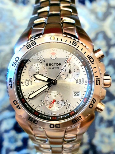 Sector 300 silver chronograph - 300,